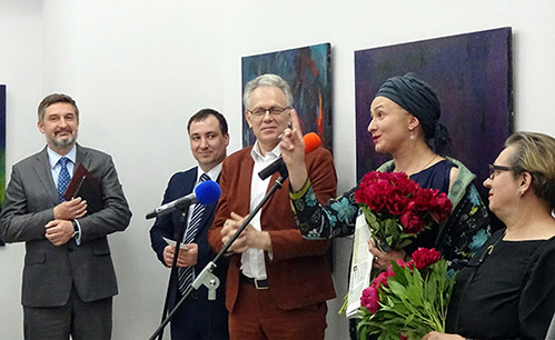 Lena Khvichia Solo Show The National Museum of Fine Arts of R. Moldova 15 May 2015 Chisinau