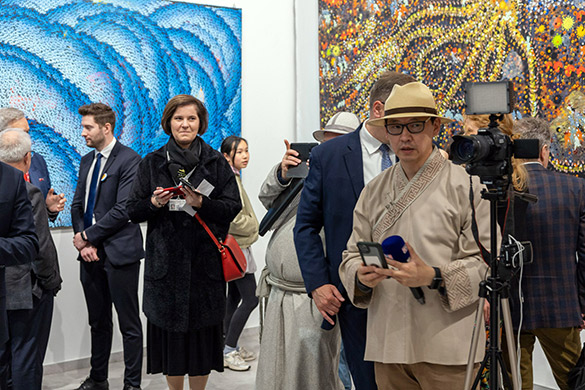 opening ceremony: OTGO Paintings A 24 Year Survey Exhibition | Historical Museum Skierniewic Poland