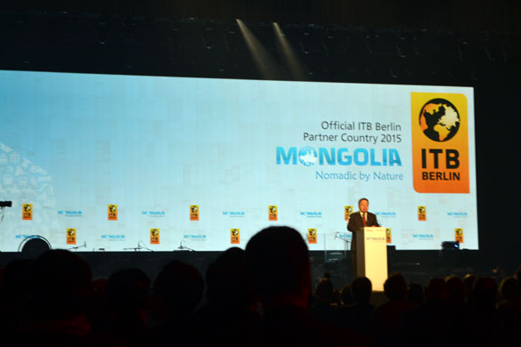 eroeffnungITB Berlin - Mongolei: Offizielles Partnerland ITB Berlin 2015