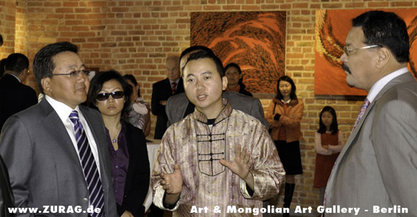 Der Staatsprsidenten der Mongolei, Elbegdorj Tsakhia am Sonntag, den 03.10.2010