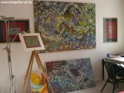 Отгонбаярын зургийн урлан, Atelier von Otgonbayar, Studio