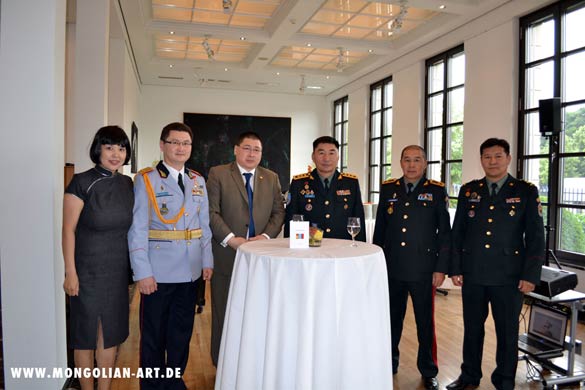 Botschaftsempfang der Mongolei am Pariser Platz in Berlin 2012