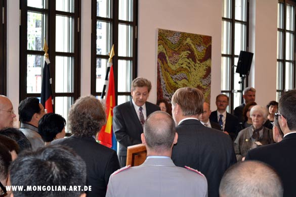 Botschaftsempfang der Mongolei am Pariser Platz in Berlin 2012