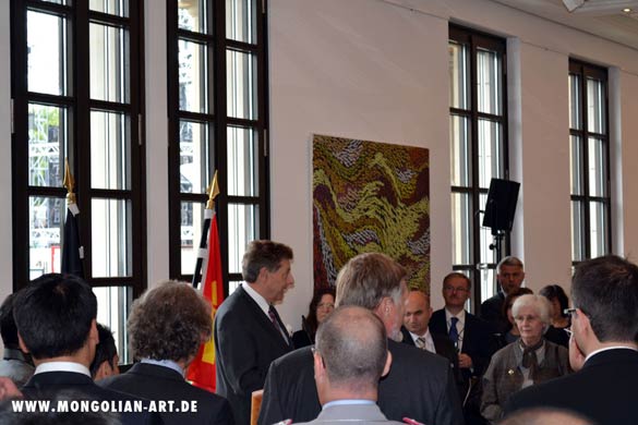 Botschaftsempfang der Mongolei am Pariser Platz in Berlin 2012