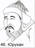 Монгол зургийн аргаар зурагдсан ном (Чингис хаан)