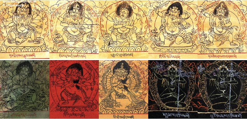 iranischen Gebiet zu den groartigen Wandmalereien in den Hhentempeln (zum Beispiel in der „Hohle der 1000 Buddhas“ bei Dunhuang) gefhrt, die sich in Tier- und Menschendarstellung durch eine dringliche Realistik auszeichnen, dagegen wird die Landschaft- sich oft jenseits des Bildrandes scheinbar fortsetzend- meist nur als zustzliches Detail empfunden, als dekorative Flche, so dass Wolken