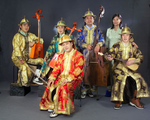 Hosoo & Transmongolai mit Suvda, Musik Gruppe aus der Mongolia