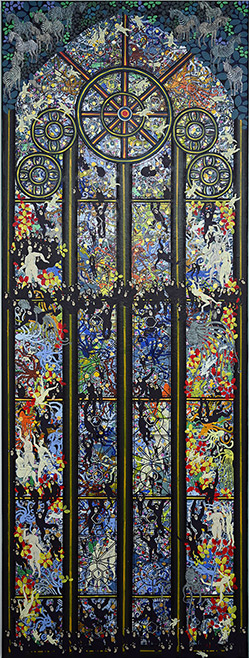 Cathédrale des Trois Grâces –2/3 by OtGO 200 x 75 cm