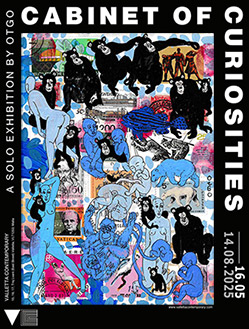 Cabinet of Curiosities | Valletta Contemporary Malta 16th May 2025 – 28th June 2025 A solo exhibition by OtGO | Curated by Thomas Eller