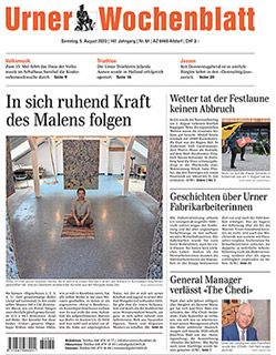 In sich ruhend Kraft des Malens folgen Urner Wochenblatt